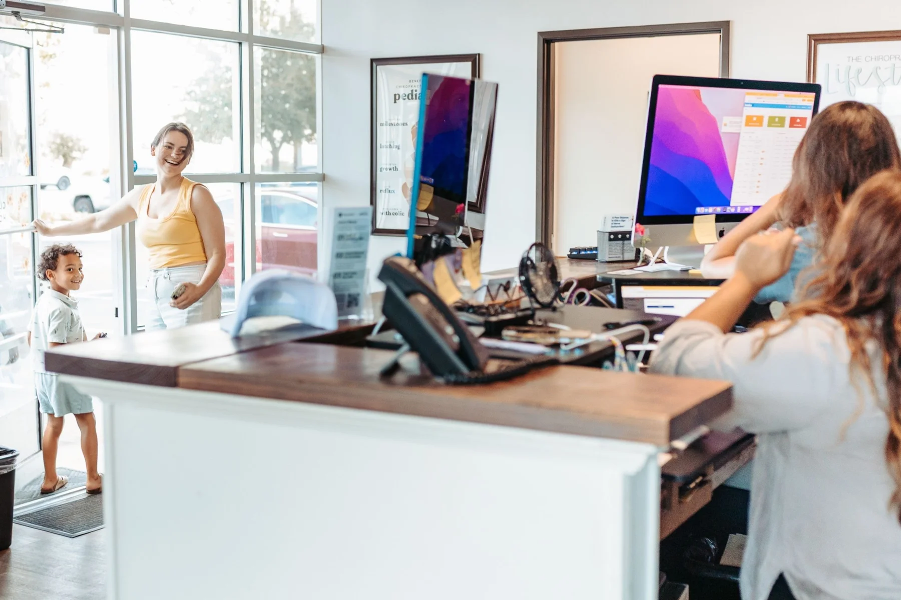 River City Wellness front desk and care coordination area